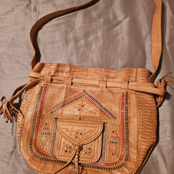 Moroccan Leather Purse - Picture 5 of 5
